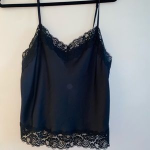 Black lace top